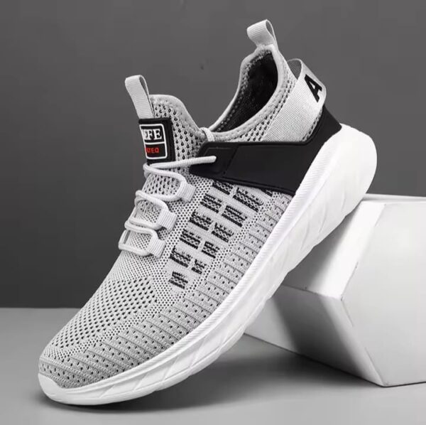 Lightweight, comfortable lace-up sneakers for outdoor sports and casual wear.